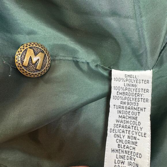 Bob Mackie Wearable Art Green Fall Leaves Womens Jacket Sweater Cottagecore 1X - Picture 10 of 11